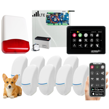 ZESTAW ALARMOWY ROPAM NeoLTE-IP-PS-SET 8x BINGO Plus TPR-4BS-P POWIADOMIENIE GSM